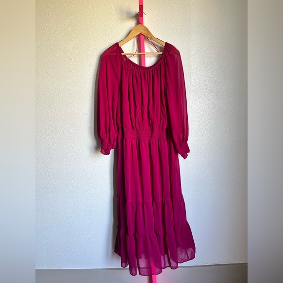 MSK Fuchsia Women's Dress - Picture 1 of 4